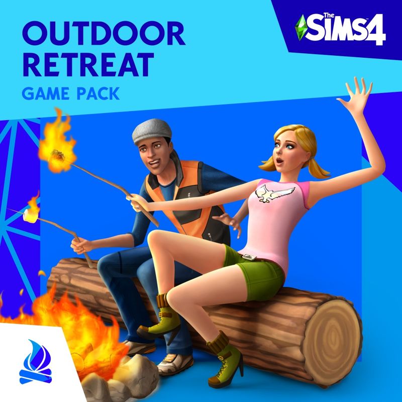 Front Cover for The Sims 4: Outdoor Retreat (PlayStation 4) (download release)