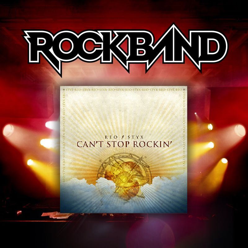 Front Cover for Rock Band: Styx/REO Speedwagon - 'Can't Stop Rockin'' (PlayStation 3 and PlayStation 4) (download release)