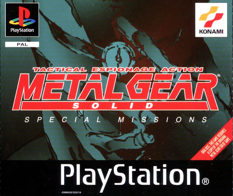 Metal Gear Solid: VR Missions cover or packaging material - MobyGames