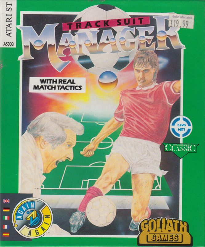 Front Cover for Tracksuit Manager (Atari ST)