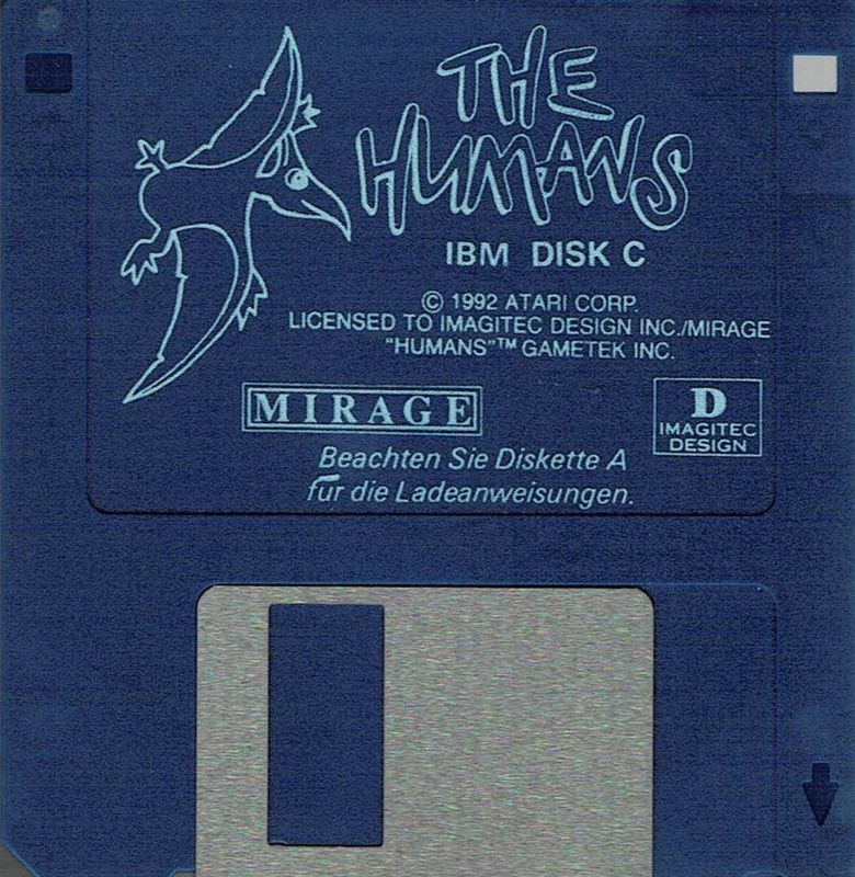Media for The Humans (DOS) (3,5'' Disk release): Disk C