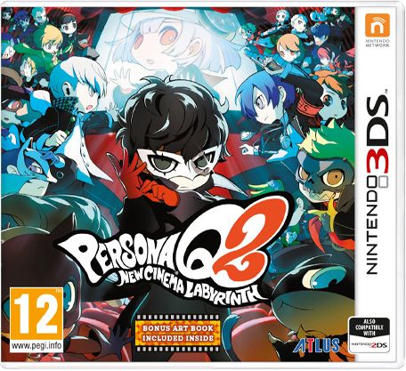 Front Cover for Persona Q2: New Cinema Labyrinth (Nintendo 3DS) (download release)