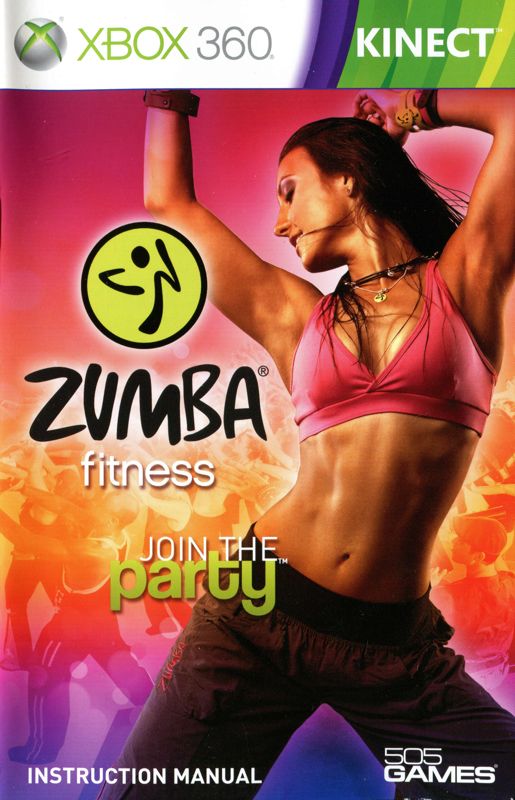 Manual for Zumba Fitness (Xbox 360): Front