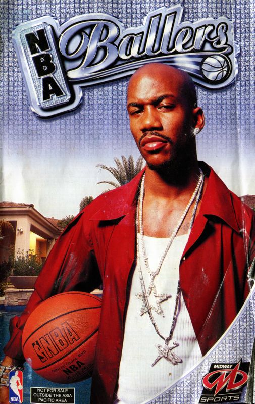 Manual for NBA Ballers (PlayStation 2): Front