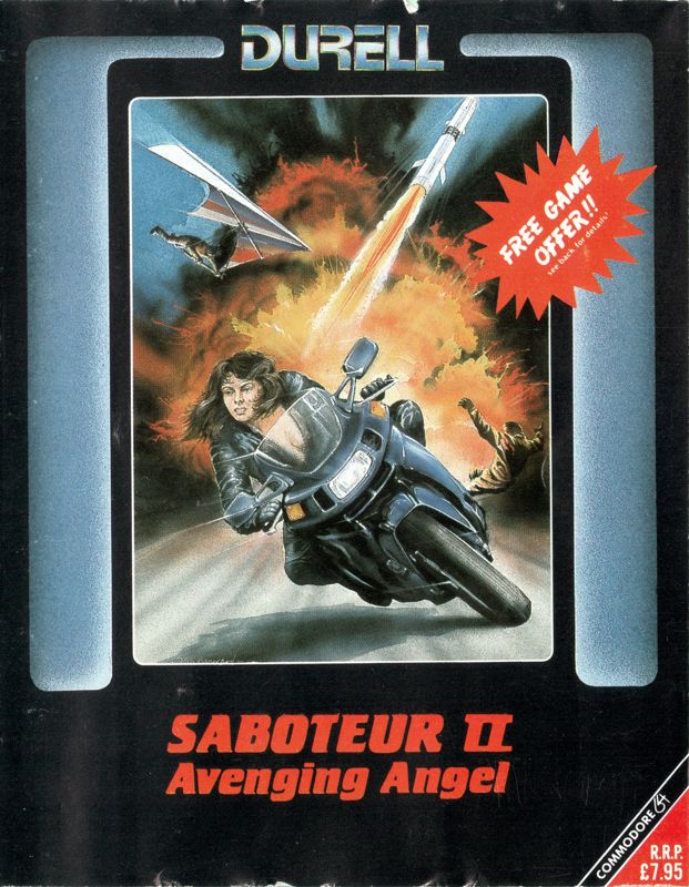 Front Cover for Saboteur II (Commodore 64)