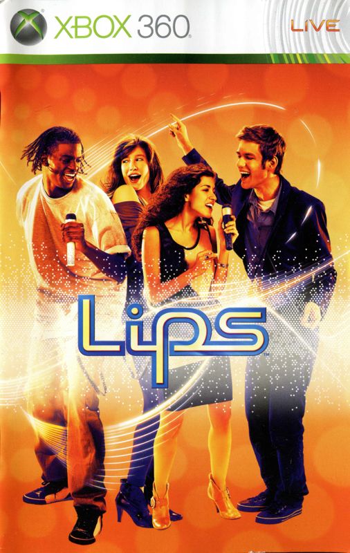 Manual for Lips (Xbox 360): Front