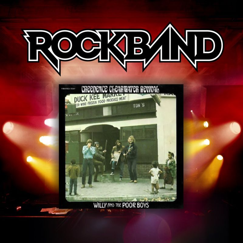 Front Cover for Rock Band: Creedence Clearwater Revival - 'Down on the Corner' (PlayStation 3 and PlayStation 4) (download release)