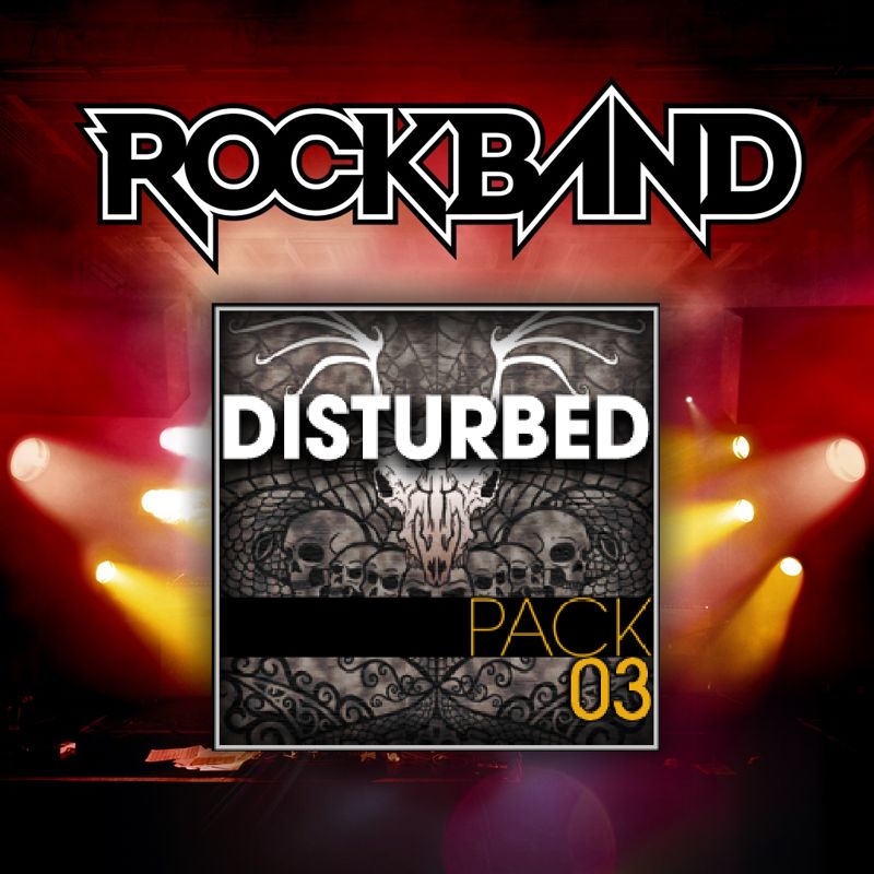 Front Cover for Rock Band: Disturbed Pack 03 (PlayStation 3 and PlayStation 4) (download release)