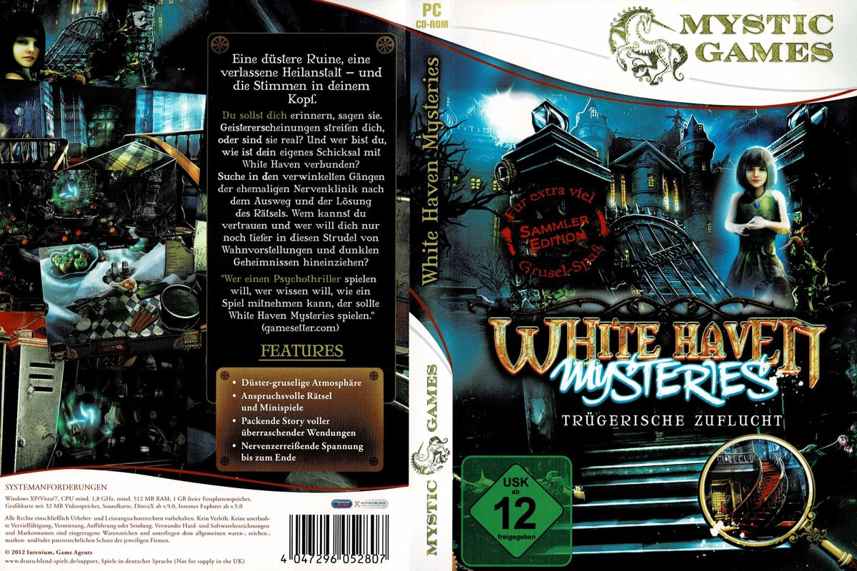 Full Cover for White Haven Mysteries (Collector's Edition) (Windows) (Mystic Games release)