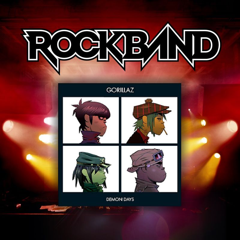 Front Cover for Rock Band: 'Feel Good Inc.' - Gorillaz (PlayStation 3 and PlayStation 4) (download release)