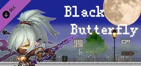 Front Cover for Black Butterfly: Night Action (Windows) (Steam release)
