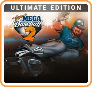 Front Cover for Super Mega Baseball 2: Ultimate Edition (Nintendo Switch) (download release): 1st version