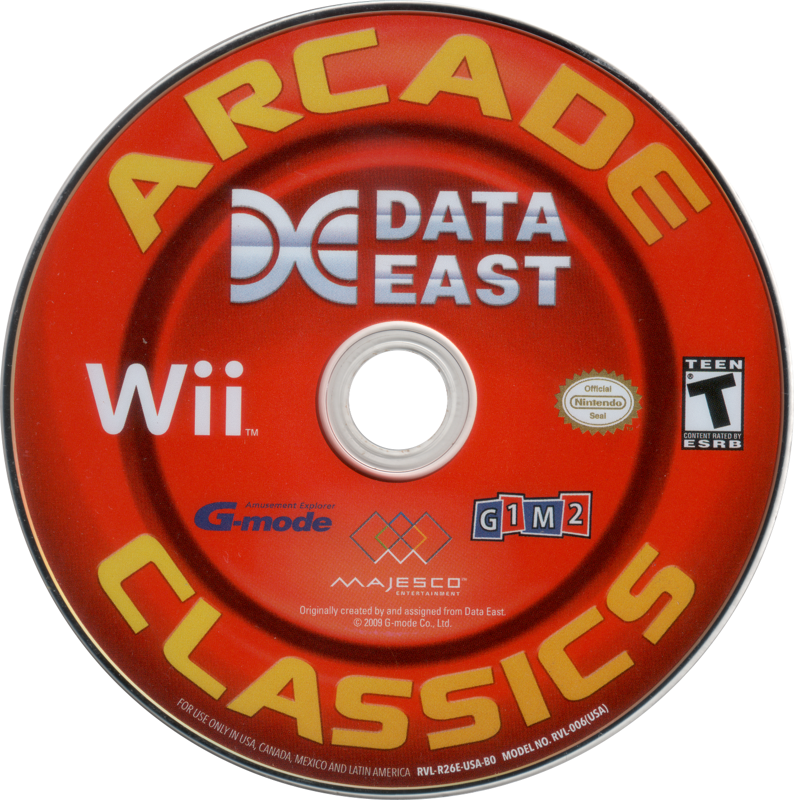 Media for Data East Arcade Classics (Wii)