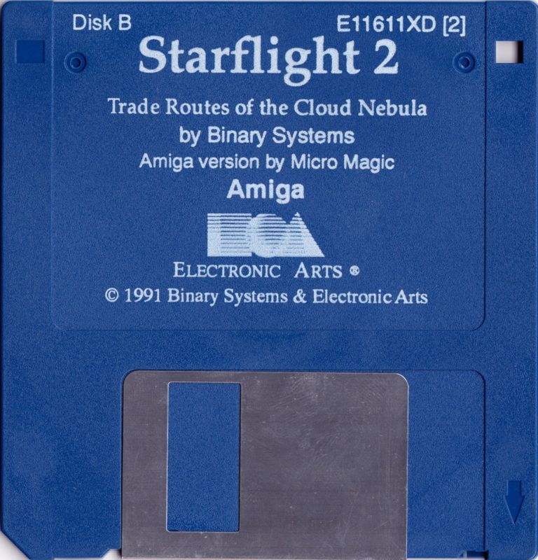 Media for Starflight 2: Trade Routes of the Cloud Nebula (Amiga): Disk B