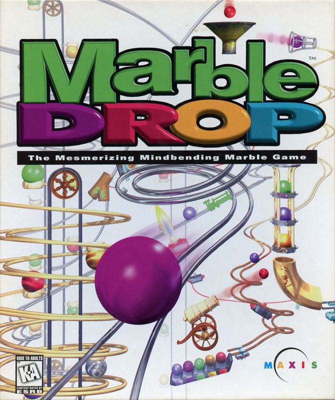 Front Cover for Marble Drop (Windows and Windows 3.x)