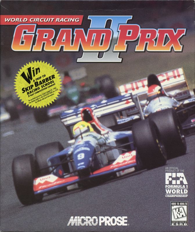 Front Cover for Grand Prix II (DOS)
