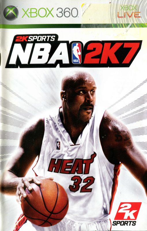 Manual for NBA 2K7 (Xbox 360): Front