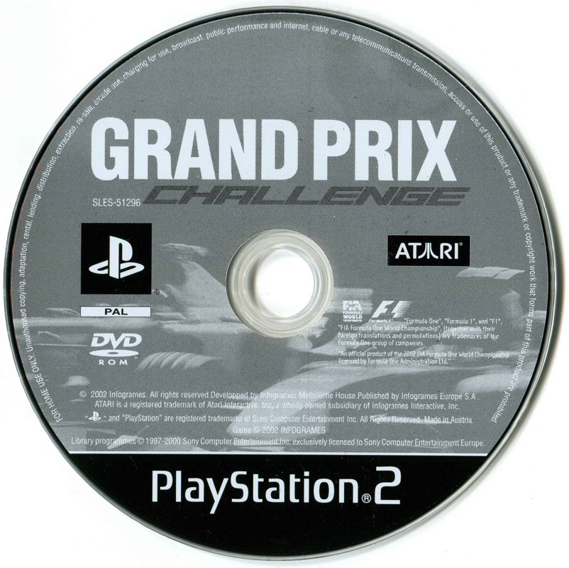 Media for Grand Prix Challenge (PlayStation 2)