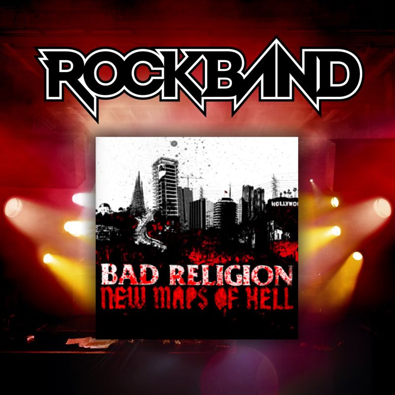 Front Cover for Rock Band: Bad Religion - 'New Dark Ages' (PlayStation 3 and PlayStation 4) (download release)