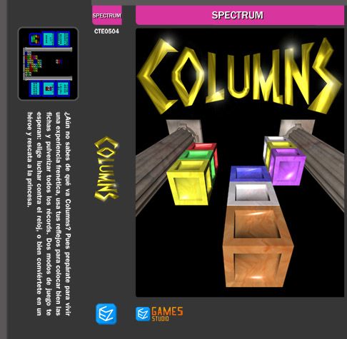 Full Cover for Columns (ZX Spectrum) (download release)