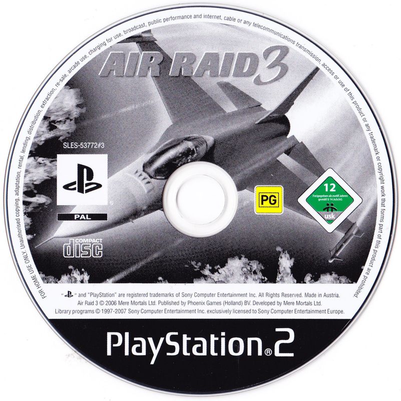 Media for Air Raid 3 (PlayStation 2) (Re-release)