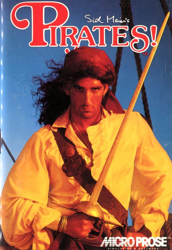 Manual for Sid Meier's Pirates! (PC Booter) (Second release): Front