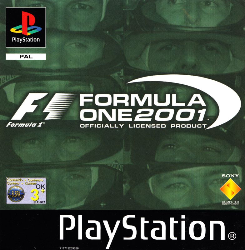 Front Cover for Formula One 2001 (PlayStation)