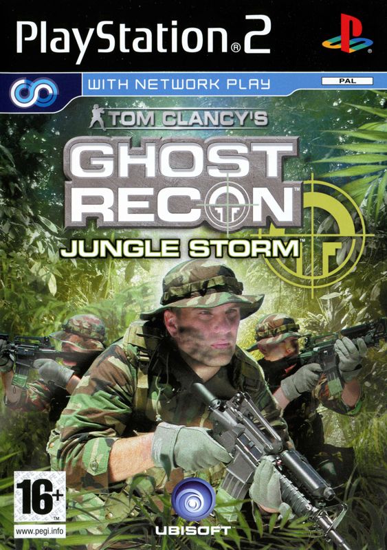 Front Cover for Tom Clancy's Ghost Recon: Jungle Storm (PlayStation 2)