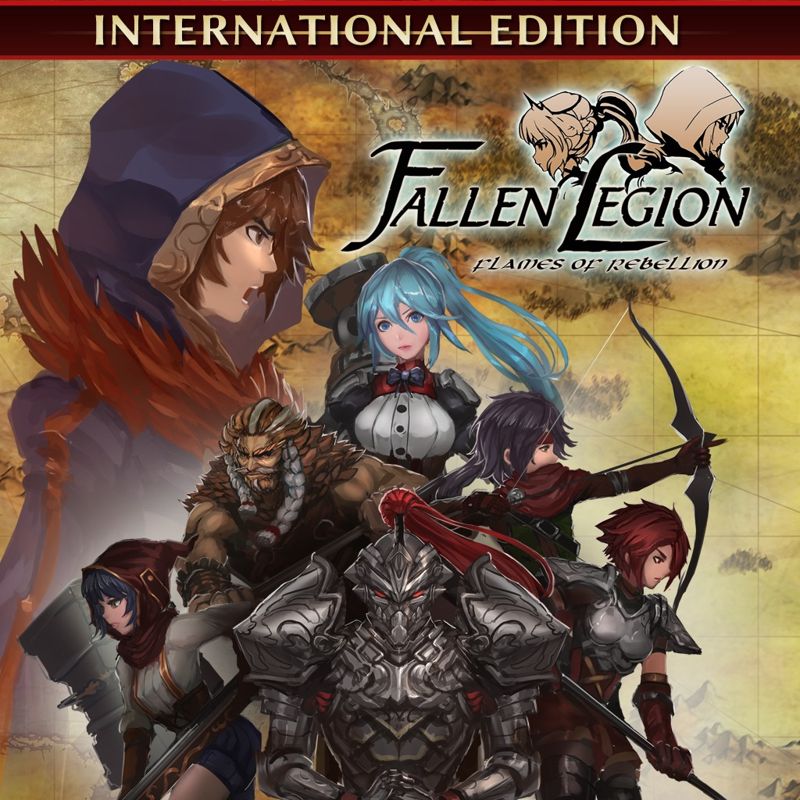 Front Cover for Fallen Legion: Flames of Rebellion (PS Vita and PlayStation 4) (download release): International Edition