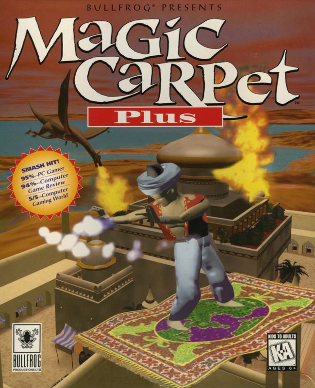 Front Cover for Magic Carpet Plus (DOS)