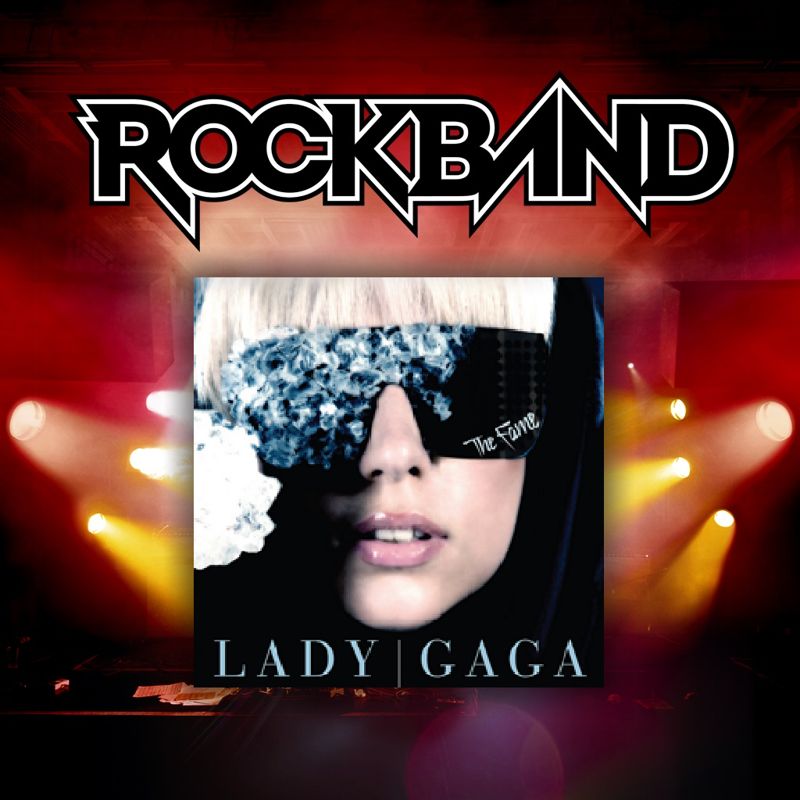 Front Cover for Rock Band: Lady Gaga - 'Poker Face' (PlayStation 3 and PlayStation 4) (download release)