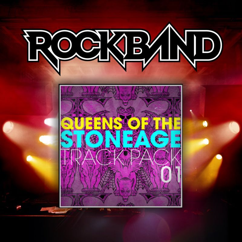 Front Cover for Rock Band: Queens of the Stone Age - Track Pack 01 (PlayStation 3 and PlayStation 4) (download release)