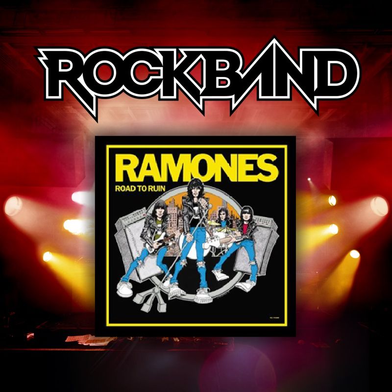 Front Cover for Rock Band: Ramones - 'Rock 'n' Roll High School' (PlayStation 3 and PlayStation 4) (download release)
