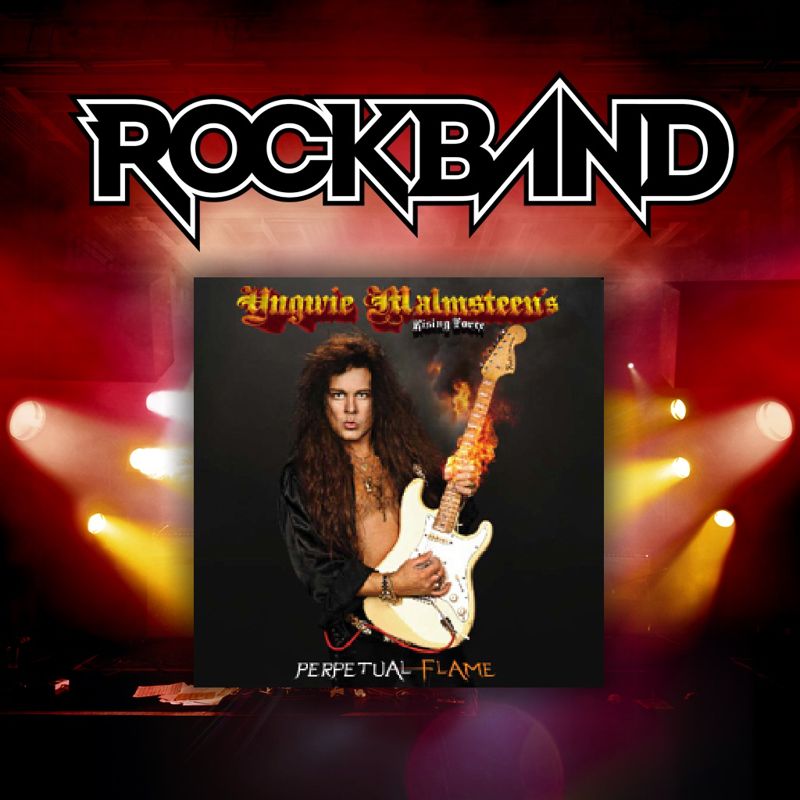 Front Cover for Rock Band: Yngwie Malmsteen's Rising Force - 'Red Devil' (PlayStation 3 and PlayStation 4) (download release)