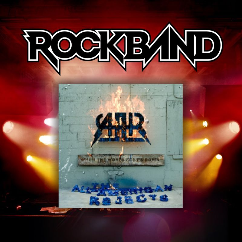 Front Cover for Rock Band: All-American Rejects - 'Real World' (PlayStation 3 and PlayStation 4) (download release)