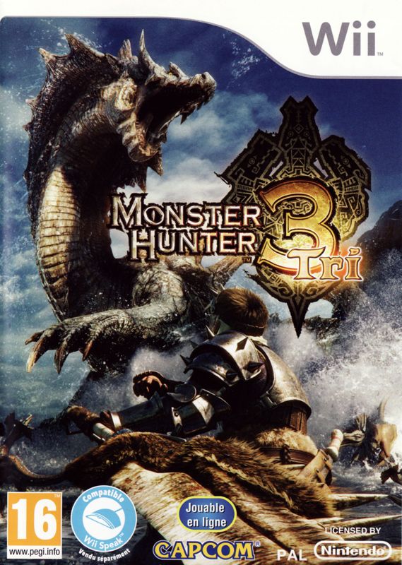 Front Cover for Monster Hunter Tri (Wii)