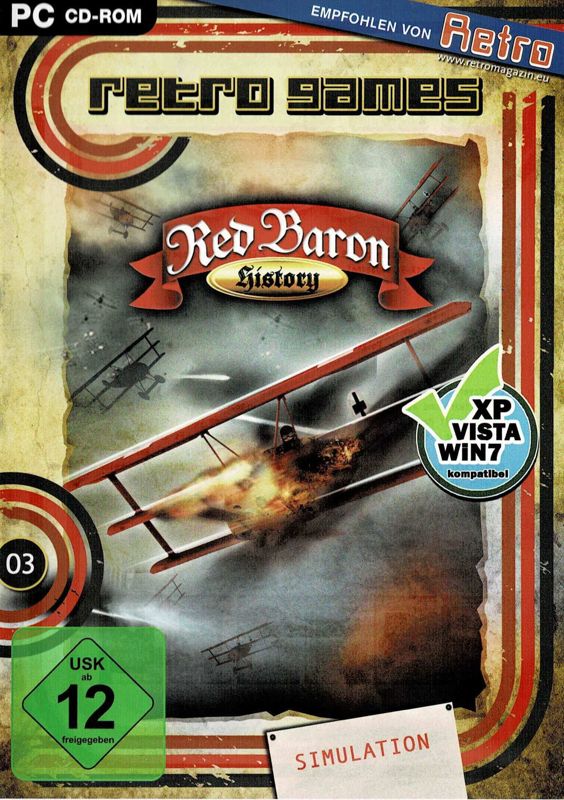 Front Cover for Red Baron Pack (Windows) (retro games release)