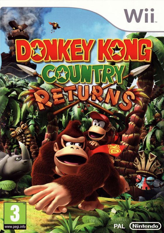 Front Cover for Donkey Kong Country Returns (Wii)