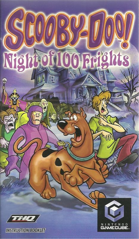 Manual for Scooby-Doo!: Night of 100 Frights (GameCube): Front