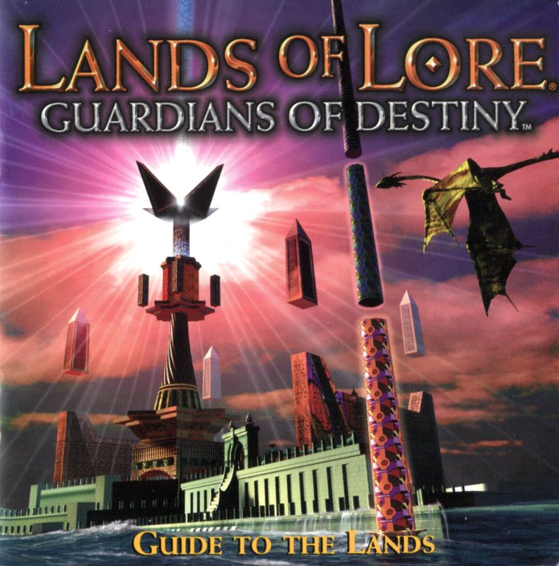 Reference Card for Lands of Lore: Guardians of Destiny (DOS and Windows): Reference Guide - Front