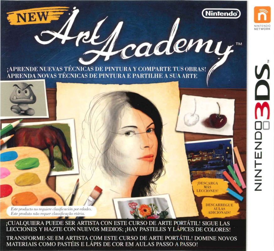 Front Cover for Art Academy: Lessons for Everyone! (Nintendo 3DS)