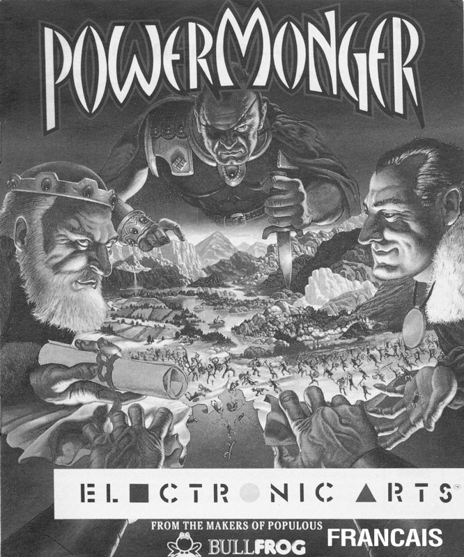 Manual for PowerMonger (Amiga): Front