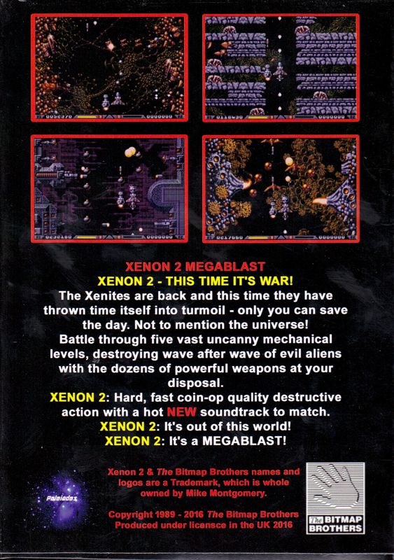 Back Cover for Xenon 2: Megablast (Jaguar)