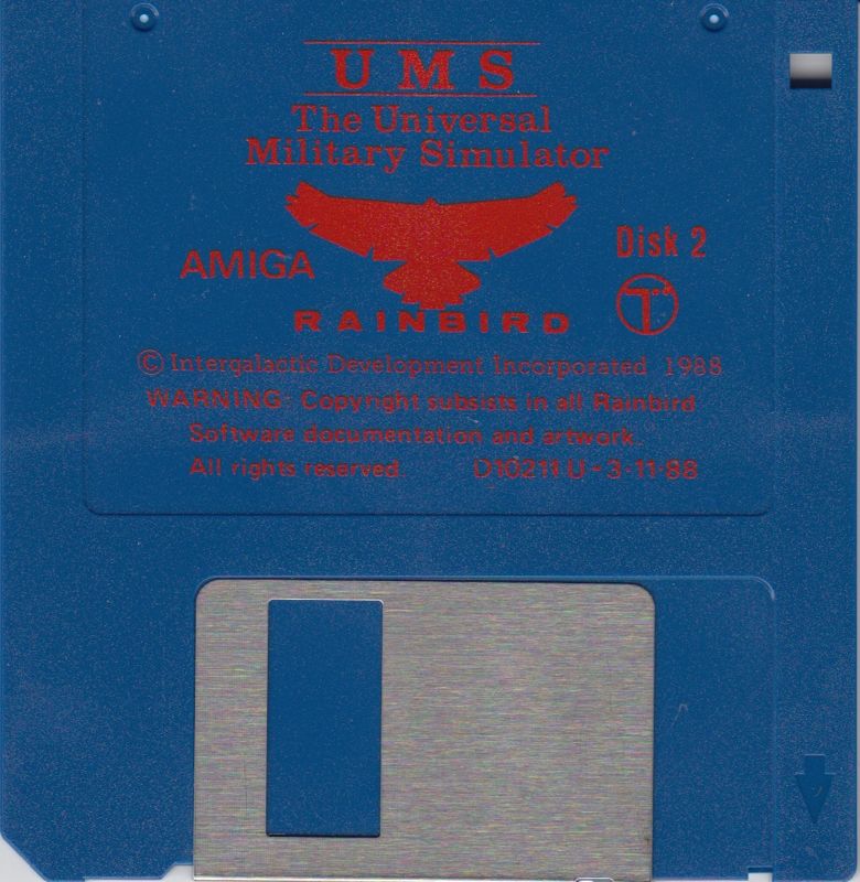 Media for UMS: The Universal Military Simulator (Amiga): Disk 2