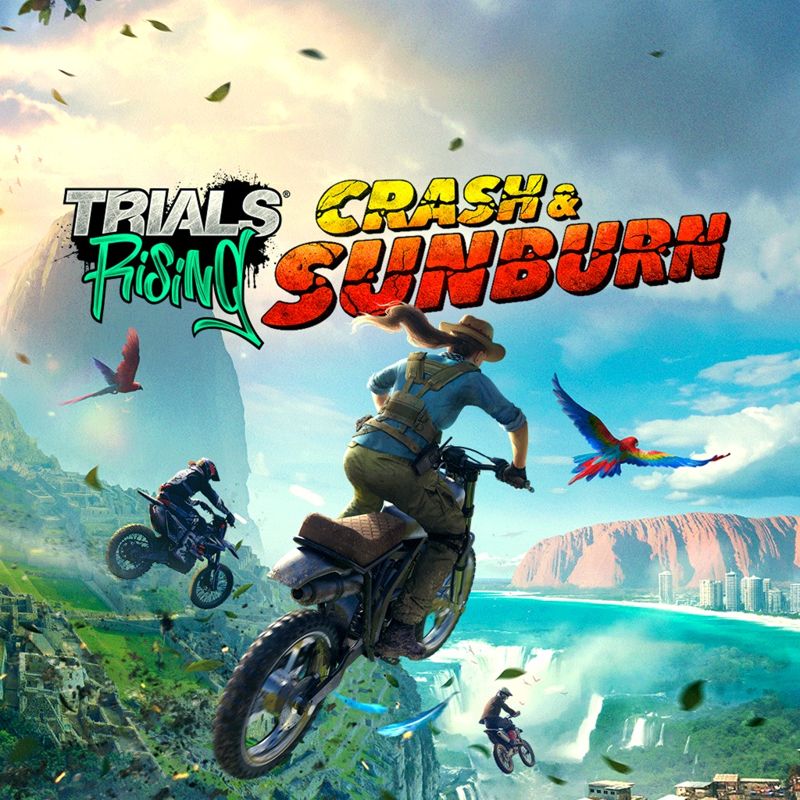 Front Cover for Trials Rising: Crash & Sunburn (PlayStation 4) (download release)