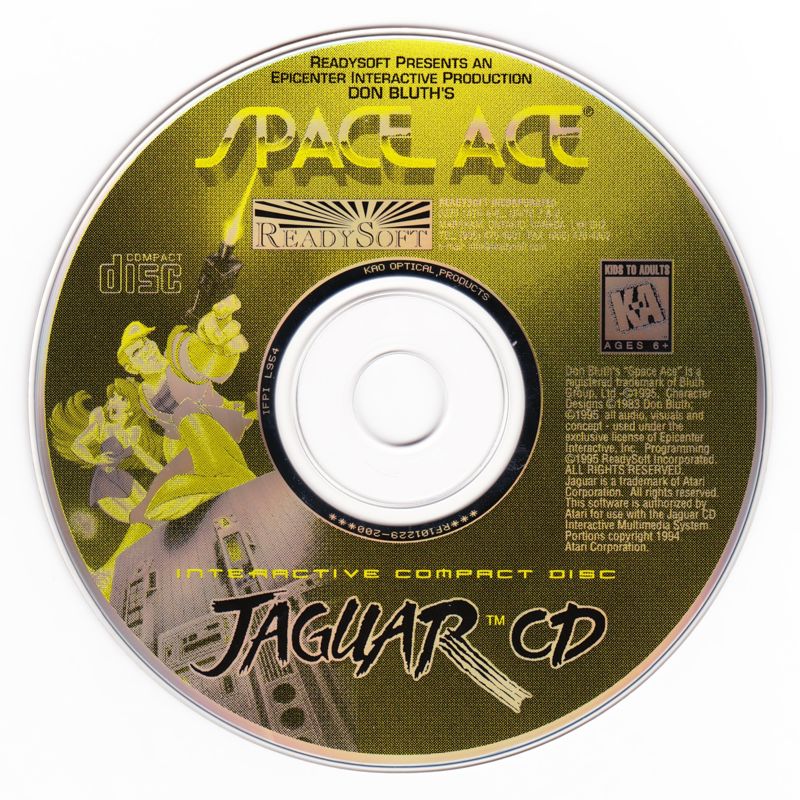 Media for Space Ace (Jaguar)