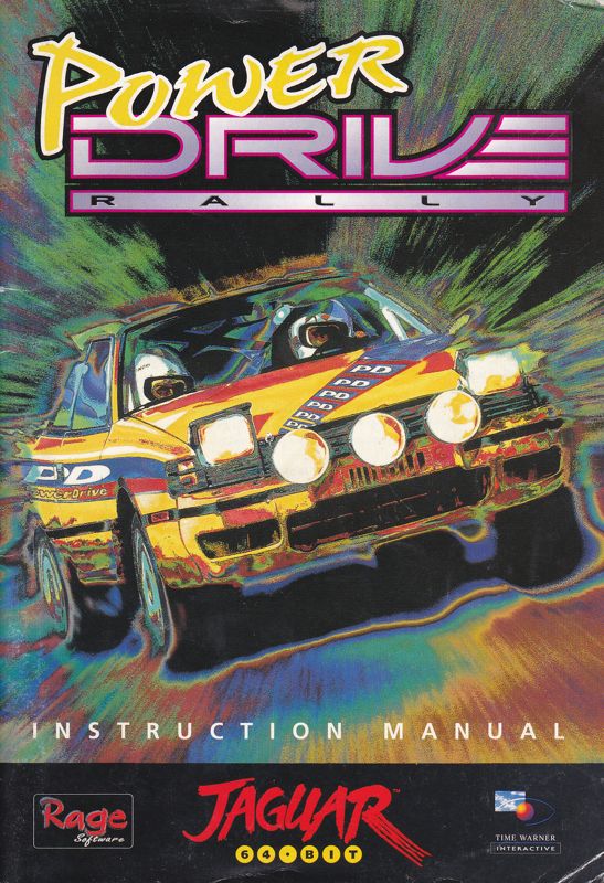 Manual for Power Drive Rally (Jaguar): Front
