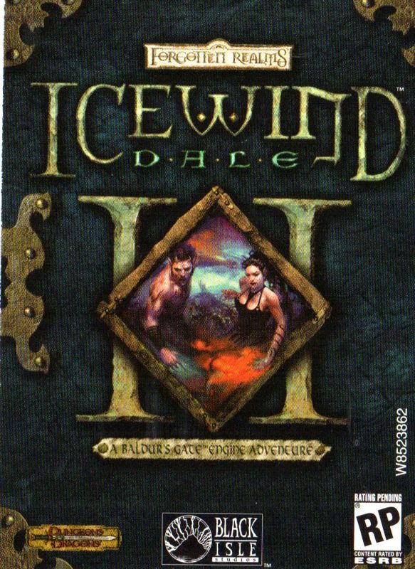 Extras for Icewind Dale II (Collector's Edition) (Windows): Character Card - Front