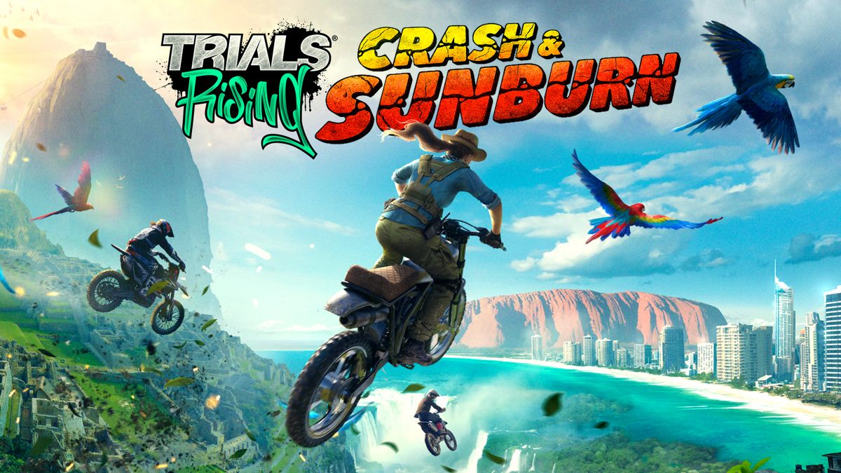 Front Cover for Trials Rising: Crash & Sunburn (Nintendo Switch) (download release)