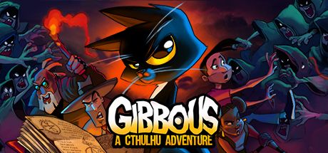 Front Cover for Gibbous: A Cthulhu Adventure (Linux and Macintosh and Windows) (Steam release)